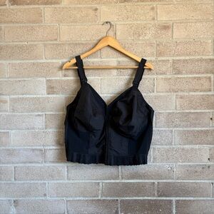 vintage exquisite noir cropped corset bra